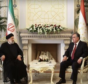 دیدار روسای‌جمهور ایران و تاجیکستان