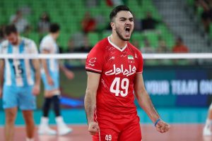 پیروزی تیم ملی والیبال ایران مقابل مصر