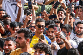 ورود تیم فوتبال النصر عربستان به هتل اسپیناس پالاس