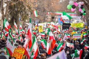 شکوه صبح صادق راهپیمایی ۲۲ بهمن در سراسر کشور